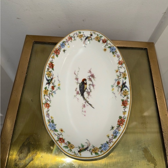 Theodore Haviland Limoges Arcadia Bird of Paradise Plate - Picture 2 of 8
